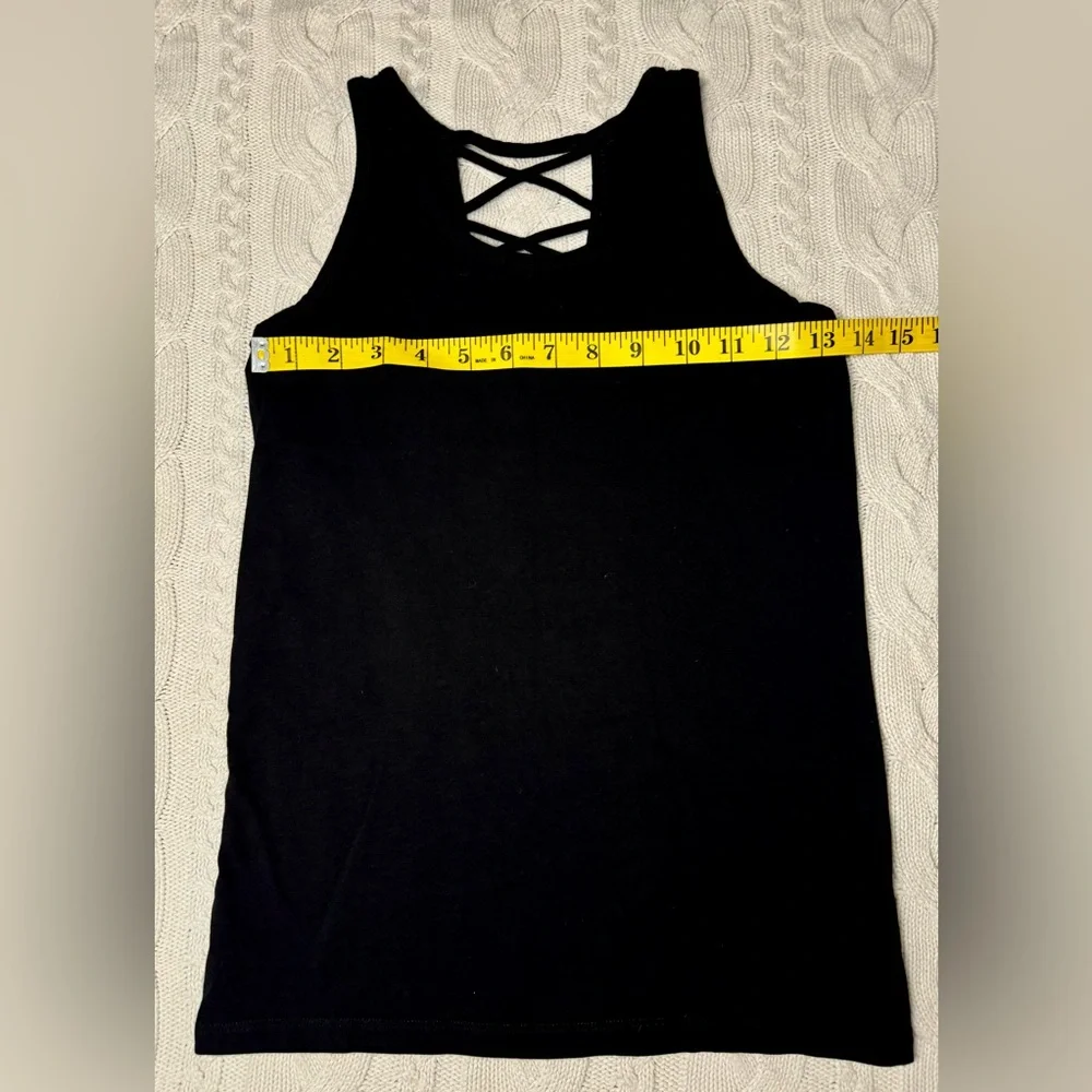 NWOT Kid’s Old Navy Criss-Cross Black Tank #1168